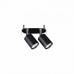 Nowodvorski oprawa wpuszczana EYE FIT GU10 x 2 Stal lakierowana Stal Czarny ~220-230 V MAX: 2x10W only LED