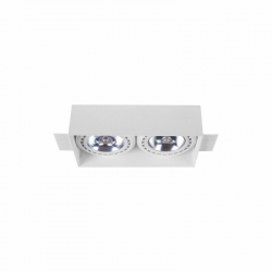 Nowodvorski oprawa wpuszczana MOD PLUS GU10 ES111 x 2 Stal lakierowana Biały ~220-230 V MAX: 2x75W