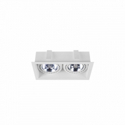 Nowodvorski oprawa wpuszczana MOD GU10 ES111 x 2 Stal lakierowana Biały ~220-230 V MAX: 2x75W
