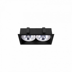 Nowodvorski oprawa wpuszczana MOD GU10 ES111 x 2 Stal lakierowana Czarny ~220-230 V MAX: 2x75W