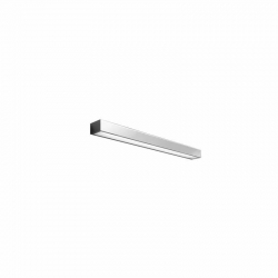 Nowodvorski kinkiet KAGERA LED M LED x 1 Aluminium chromowane Szkło Chrom ~220-230 V MAX: 18W