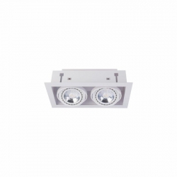 Nowodvorski oprawa wpuszczana DOWNLIGHT ES111 GU10 ES111 x 2 Stal lakierowana Biały ~220-230 V MAX: 2x15W