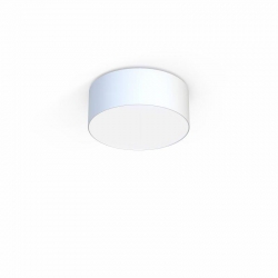 Nowodvorski plafon CAMERON E27 x 2 Tkanina Tworzywo sztuczne Biały ~220-230 V MAX: 2x25W only LED