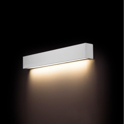 Nowodvorski kinkiet STRAIGHT LED S LED TUBE T8 x 1 Stal lakierowana Tworzywo sztuczne Biały ~220-230 V MAX: 11W