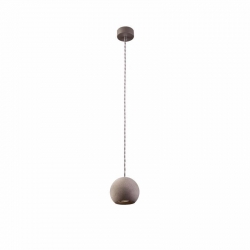 Nowodvorski lampa wisząca GEOMETRIC GU10 x 1 Beton architektoniczny Stal lakierowana Szary ~220-230 V MAX: 1x35W