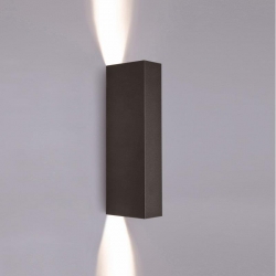 Nowodvorski kinkiet MALMO GU10 x 2 Stal lakierowana Czarny ~220-230 V MAX: 35W