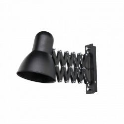 Nowodvorski kinkiet regulowany z włącznikiem HARMONY E27 Stal lakierowana Czarny ~220-230 V MAX: 1x60W