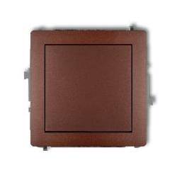 Karlik DECO łącznik jednobiegunowy brązowy metalik PODTYNKOWY bez ramki IP20 10AX 250V 9DWP-1