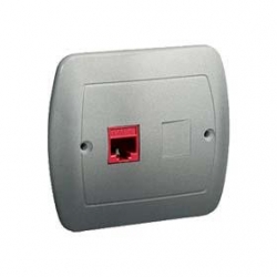 KONTAKT-SIMON Akord Gniazdo komputerowe pojedyncze RJ45 kat.5e aluminium AF51/26