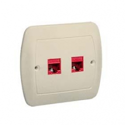KONTAKT-SIMON Akord Gniazdo beżowe teleinformatyczne RJ45 kat.5e + RJ12