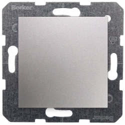 HAGER POLO Berker B.kwadrat ściemniacz LED 5-70W aluminium 85421200+85141183
