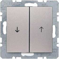 HAGER POLO Berker B,3/B.7 przycisk żaluzjowy alu mat 53503520+16251404