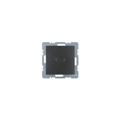 HAGER POLO Berker B.3/B.7 Gniazdo pojedyncze HDMI antracyt 3315421606