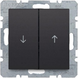 HAGER POLO Berker B.3/B.7 łącznik żaluzjowy antracyt mat 53303520+16251606