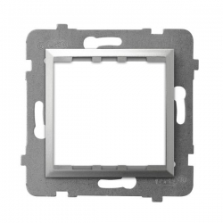 OSPEL ARIA SREBRO Adapter podtynkowy systemu OSPEL 45 do serii Aria AP45-1U/m/18