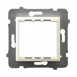 OSPEL ARIA ECRU Adapter podtynkowy systemu OSPEL 45 do serii Aria AP45-1U/m/27