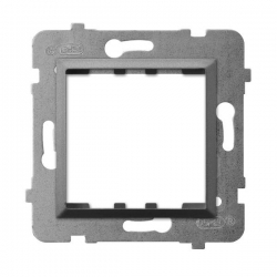 OSPEL ARIA SZARY MAT Adapter podtynkowy systemu OSPEL 45 do serii Aria AP45-1U/m/70
