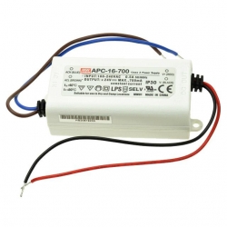Zasilacz led Mean Well APC-16-700 16W 9-24V 700mA ip20 stałoprądowy