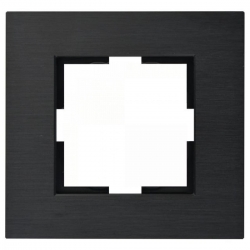 VIKO ARTLINE Ramka pojedyncza pozioma aluminium czarna 92182311