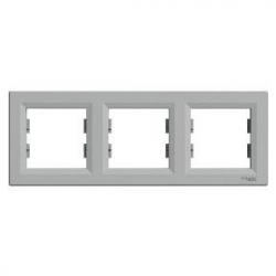 SCHNEIDER ELECTRIC ASFORA Ramka potrójna pozioma aluminium EPH5800361