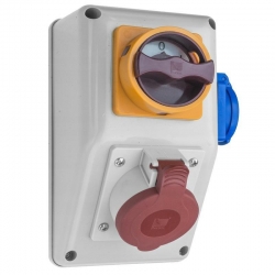 PAWBOL Rozdzielnica R-BOX KOMPAKT 1x16A/5P 1x250V, wyłącznik 0/1 IP44 B.165/1/01