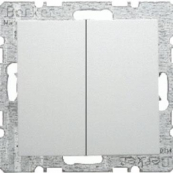 HAGER POLO Berker B.3/B.7 Łącznik świecznikowy biały 533035+16231909