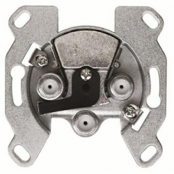 HAGER POLO Berker OnePlatform Gniazdo multimed 3F R, TV, DATA UPC 53455131