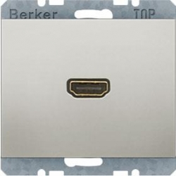 HAGER POLO Berker K.5 Gniazdo HDMI stal nierdzewna 3315427004