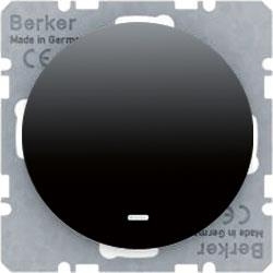 HAGER POLO Berker R.1/R.3 łącznik podśw. schodowy czarny 533036+16212045+167504