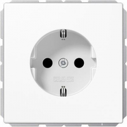 JUNG LS990 Gniazdo SCHUKO biały 16A 250V