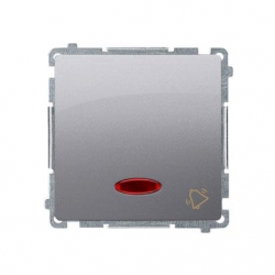 KONTAKT-SIMON Basic Przycisk dzwonek z podświetleniem stal inox  BMD1L.01/21