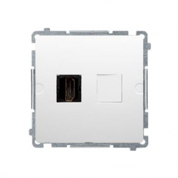 KONTAKT-SIMON Basic Gniazdo HDMI białe BMGHDMI.01/11