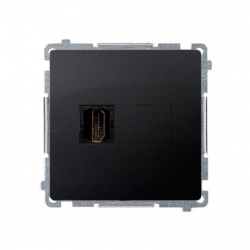 KONTAKT-SIMON Basic Gniazdo HDMI pojedyncze grafit BMGHDMI.01/28