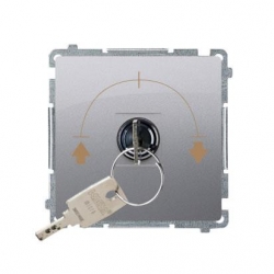 KONTAKT-SIMON Basic Łącznik chwilowy żaluzjowy z kluczem inox BMPZK.01/21