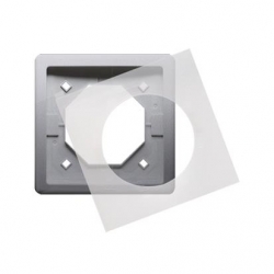 KONTAKT-SIMON Basic Ramka hermetyczna poj. IP44 z uszczelką stal inox BMR1B/21
