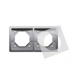 KONTAKT-SIMON Basic Ramka hermetyczna podw. z uszczelką stal inox BMR2B/21
