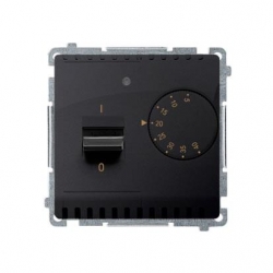 KONTAKT-SIMON Basic Regulator temperatur z czujnikiem wew. grafit BMRT10W.02/28
