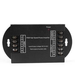 Amplifier RGB czarny 24A 288W 12V WZ288W.P