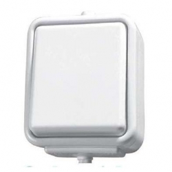 SCHNEIDER ELECTRIC Cedar Łącznik jednobiegunowy hermetyczny IP44 10A 250V biały natynkowy WNT100C01