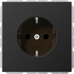 JUNG LS990 Gniazdo SCHUKO ciemne aluminium 16A 250V