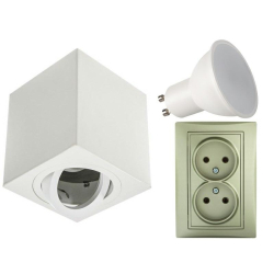 cube biała + mio + monoblok szampański bu-262961