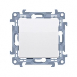 KONTAKT-SIMON Simon10 Łącznik schodowy bez piktogramu (moduł) 10AX, 250V~, szybkozłącza; biały