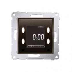 KONTAKT-SIMON Simon54 Programator czasow elektroniczny z wyśw. brąz D75818.01/46