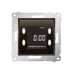 KONTAKT-SIMON Simon54 Programator czasow elektroniczny z wyśw. brąz D75820.01/46
