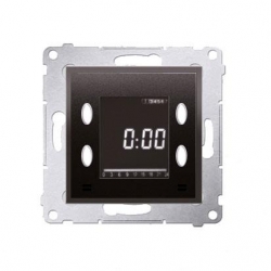 KONTAKT-SIMON Simon54 Programator czasowy z wyśw. antracyt D75820.01/48