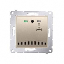 KONTAKT-SIMON Simon54 Czujnik zalania z sondą złoty mat D75860.01/44