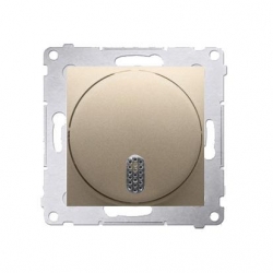 KONTAKT-SIMON Simon54 Dzwonek elektroniczny 230V złoty mat DDS1.01/44