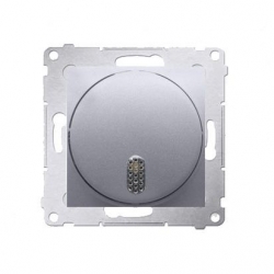 KONTAKT-SIMON Simon54 Dzwonek elektroniczny 12V srebny mat DDT1.01/43