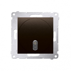 KONTAKT-SIMON Simon54 Dzwonek elektroniczny 8–12V brąz mat  DDT1.01/46