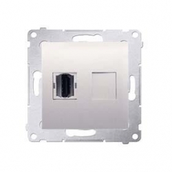 KONTAKT-SIMON Simon54 Gniazdo HDMI kremowe DGHDMI.01/41